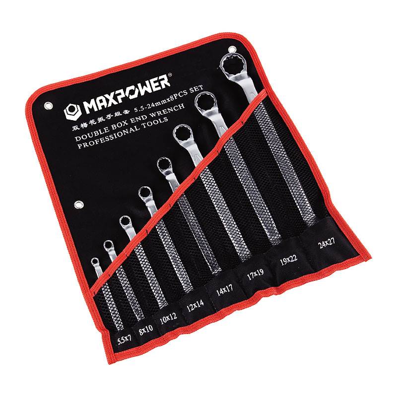 雙梅花扳手8、10件套