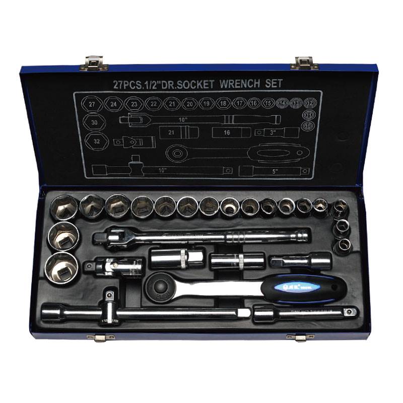 27件12.5mm系列公制套筒組套