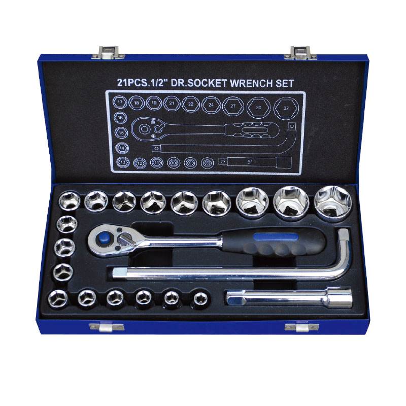 21件12.5mm系列公制套筒組套