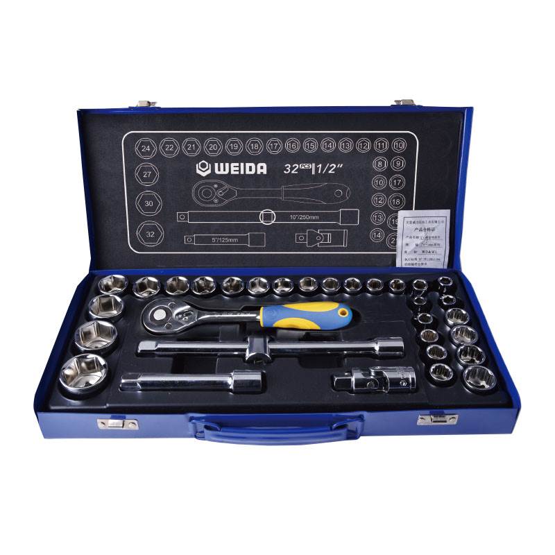 32件(G型)12.5mm系列公制套筒組套